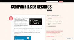 Desktop Screenshot of companhiasdeseguros.wordpress.com