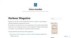 Desktop Screenshot of cincomundos.wordpress.com