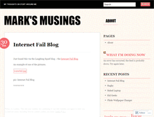 Tablet Screenshot of markj.wordpress.com