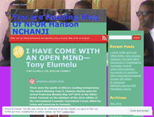Tablet Screenshot of hansonnchanji.wordpress.com