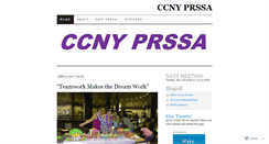 Desktop Screenshot of ccnyprssa.wordpress.com