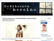 Tablet Screenshot of habitaciondelaheroina.wordpress.com