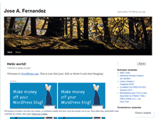 Tablet Screenshot of fernandezja.wordpress.com