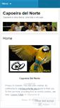 Mobile Screenshot of capoeiradelnorte.wordpress.com
