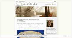 Desktop Screenshot of efficiencyinlife.wordpress.com