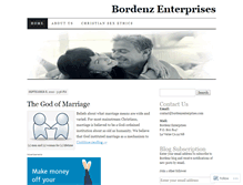 Tablet Screenshot of bordenz.wordpress.com