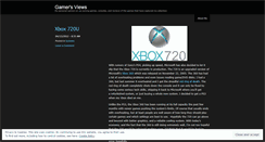 Desktop Screenshot of gamersviews.wordpress.com