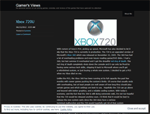 Tablet Screenshot of gamersviews.wordpress.com