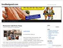 Tablet Screenshot of foodfeelgood.wordpress.com
