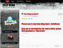 Tablet Screenshot of jellybean83.wordpress.com