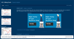 Desktop Screenshot of edstalkingstock.wordpress.com
