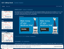 Tablet Screenshot of edstalkingstock.wordpress.com