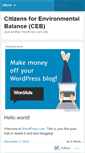 Mobile Screenshot of cebport.wordpress.com