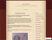 Tablet Screenshot of craftswap.wordpress.com