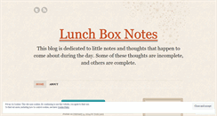 Desktop Screenshot of lunchboxshorts.wordpress.com