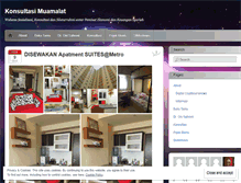 Tablet Screenshot of konsultasimuamalat.wordpress.com