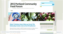 Desktop Screenshot of portlandfoodforum.wordpress.com