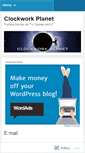 Mobile Screenshot of clockworkplanet.wordpress.com