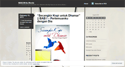 Desktop Screenshot of manwritewords.wordpress.com