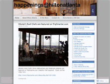 Tablet Screenshot of hiltonatlantablog.wordpress.com