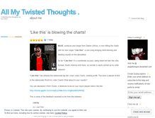 Tablet Screenshot of mytwistedthoughts.wordpress.com