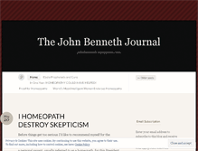 Tablet Screenshot of johnbenneth.wordpress.com