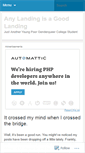 Mobile Screenshot of anylandingisagoodlanding.wordpress.com