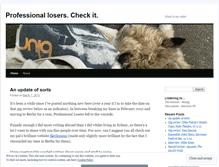 Tablet Screenshot of proflosers.wordpress.com
