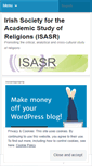 Mobile Screenshot of isasr.wordpress.com