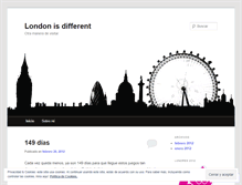 Tablet Screenshot of londonisdifferent.wordpress.com