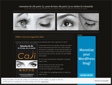 Tablet Screenshot of extensiondecils.wordpress.com