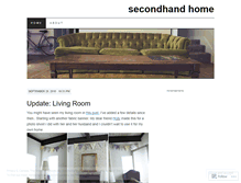 Tablet Screenshot of mysecondhandhome.wordpress.com