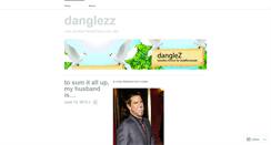 Desktop Screenshot of danglezz.wordpress.com