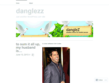 Tablet Screenshot of danglezz.wordpress.com