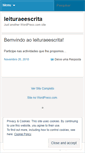 Mobile Screenshot of leituraeescrita.wordpress.com