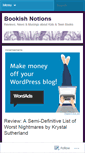 Mobile Screenshot of bookishnotions.wordpress.com
