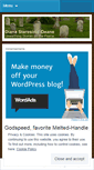 Mobile Screenshot of dianastaresinicdeane.wordpress.com