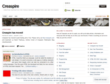 Tablet Screenshot of creaspire.wordpress.com