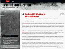 Tablet Screenshot of invitrofertilization10.wordpress.com