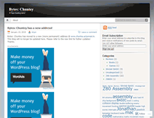 Tablet Screenshot of chuntey.wordpress.com