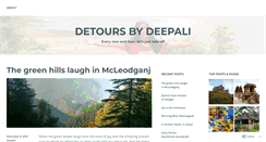 Desktop Screenshot of deetoursbydeepali.wordpress.com