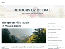 Tablet Screenshot of deetoursbydeepali.wordpress.com