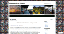 Desktop Screenshot of bibliomovilmarchiquita.wordpress.com