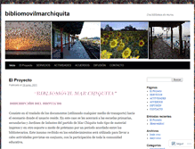 Tablet Screenshot of bibliomovilmarchiquita.wordpress.com