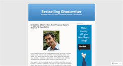 Desktop Screenshot of bookghostwriter.wordpress.com