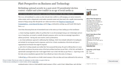 Desktop Screenshot of plattperspective.wordpress.com