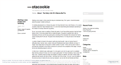 Desktop Screenshot of otacookie.wordpress.com