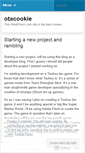 Mobile Screenshot of otacookie.wordpress.com