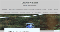 Desktop Screenshot of conradwilliams.wordpress.com