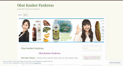 Desktop Screenshot of obatkankerpankreasherbalblog.wordpress.com